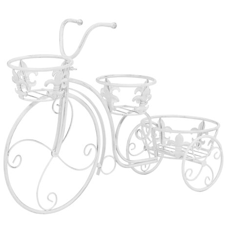 Plantenstandaard fietsvorm vintage stijl metaal 2