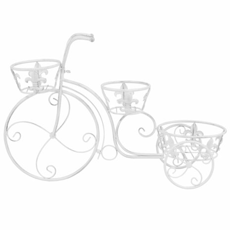 Plantenstandaard fietsvorm vintage stijl metaal 3