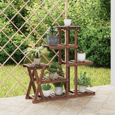 Plantenstandaard 95x25x96 cm massief vurenhout 1