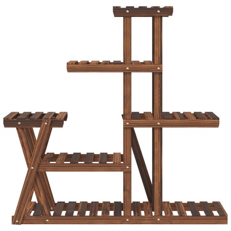 Plantenstandaard 95x25x96 cm massief vurenhout 4