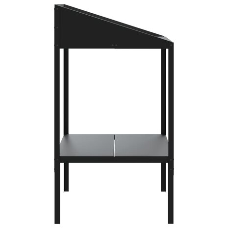 Plantenstandaard 56,5x54,5x100 cm verzinkt staal antracietkleur 4