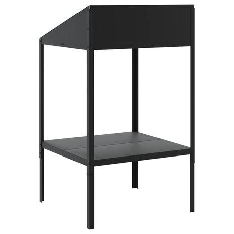 Plantenstandaard 56,5x54,5x100 cm verzinkt staal antracietkleur 5