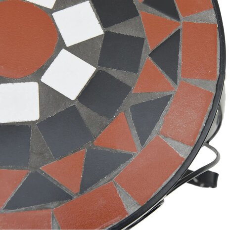 Plantenstandaards 3 st keramiek terracottakleurig en wit 8