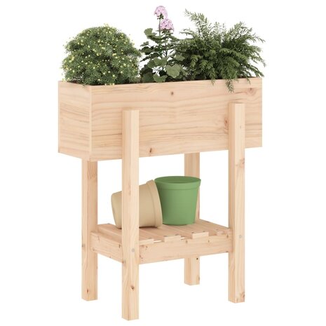 Plantenbak 62x30x69 cm massief grenenhout 3