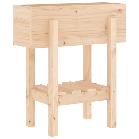 Plantenbak 62x30x69 cm massief grenenhout 4