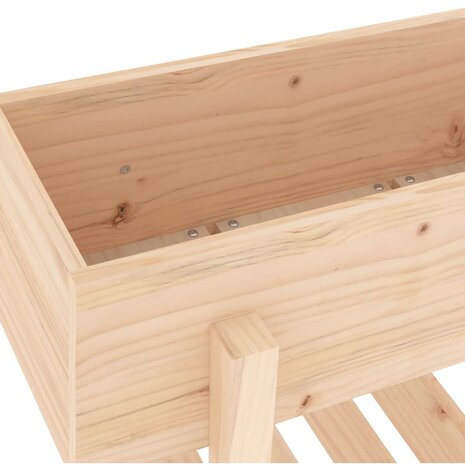 Plantenbak 62x30x69 cm massief grenenhout 7