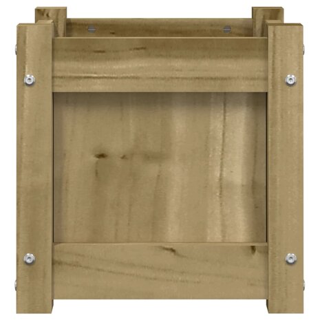 Plantenbak 31x31x31 cm geïmpregneerd grenenhout 5