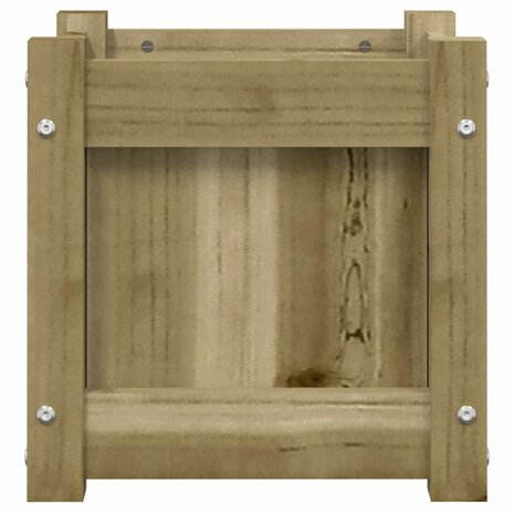 Plantenbak 31x31x31 cm geïmpregneerd grenenhout 6