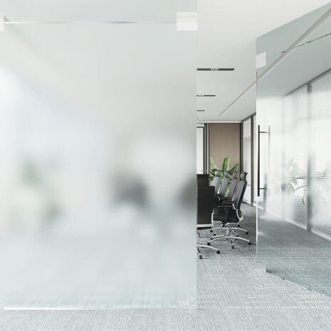 Raamfolie statisch mat transparant grijs 60 x 2000 cm PVC 3