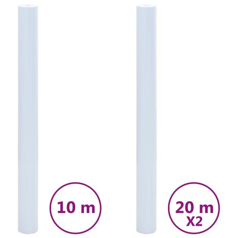 Raamfolies 3 st statisch mat PVC transparantwit 2