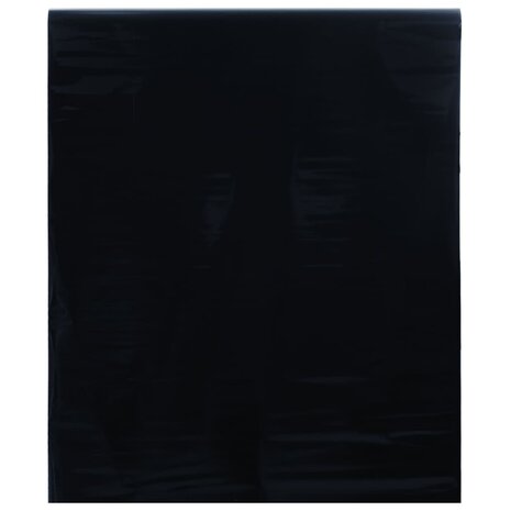 Raamfolies 3 st statisch mat PVC zwart 3