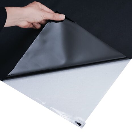 Raamfolies 3 st statisch mat PVC zwart 6