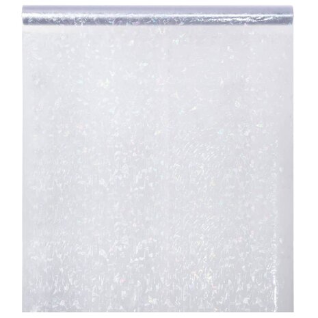 Raamfolies 3 st mat 3D regenboogpatroon PVC 4