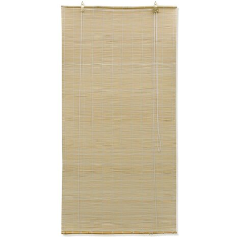 Rolgordijn 100x160 cm bamboe natuurlijk 2