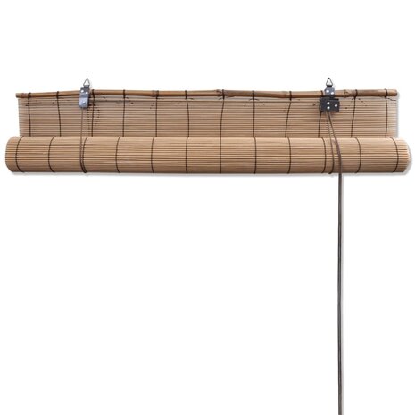 Rolgordijn 120x160 cm bamboe bruin 5
