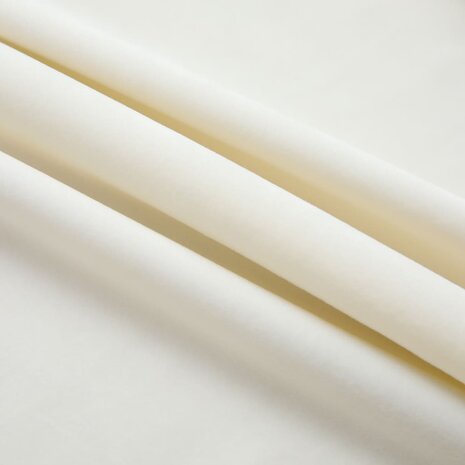 Gordijnen verduisterend 2 st met haken 140x245 cm fluweel crème 3