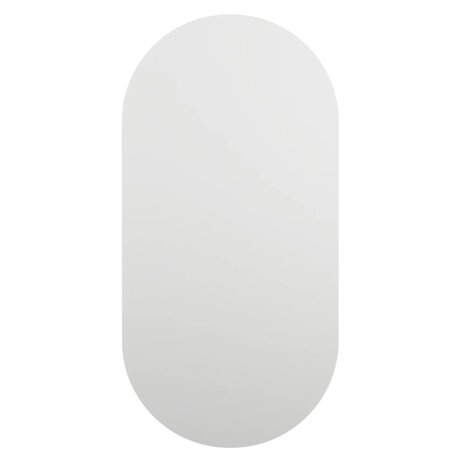Spiegel met LED-verlichting ovaal 60x30 cm glas 5