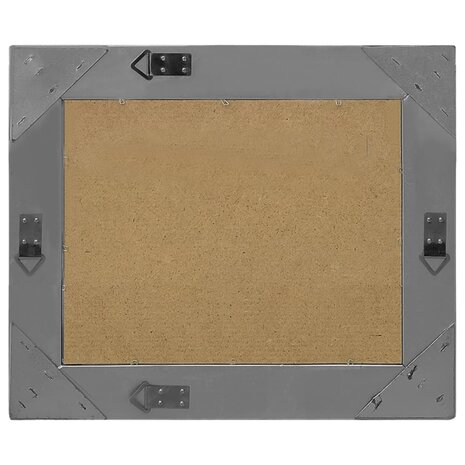 Wandspiegel barok stijl 50x40 cm zwart 3