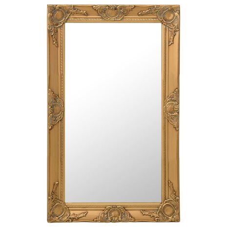 Wandspiegel barok stijl 50x80 cm goudkleurig 1