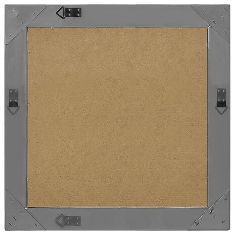 Wandspiegel Barokstijl 60x60 cm zwart 3