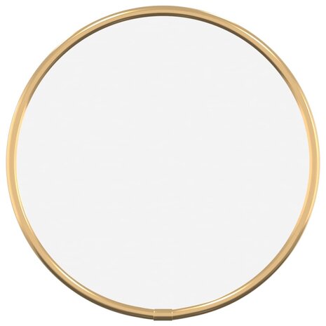 Wandspiegel rond Ø20 cm goudkleurig 2