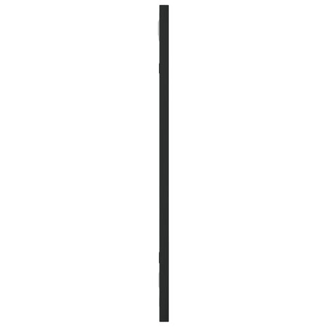 Wandspiegel rechthoekig 20x50 cm ijzer zwart 4