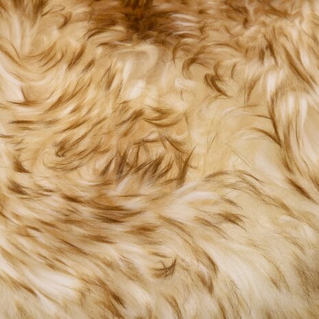 Vloerkleed 60x90 cm schapenvacht gemêleerd bruin 4