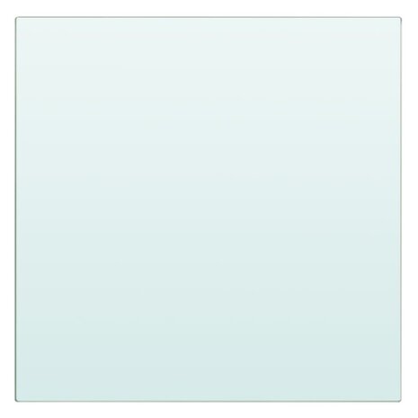 Wandschap transparant 20x20 cm glas 2