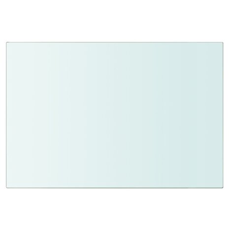 Wandschap transparant 30x20 cm glas 2