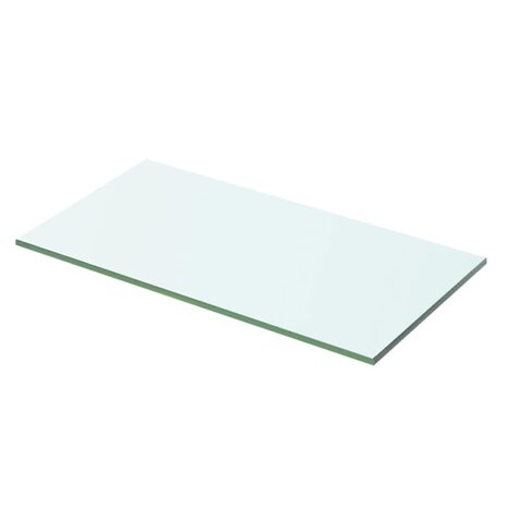 Wandschap transparant 50x20 cm glas 1