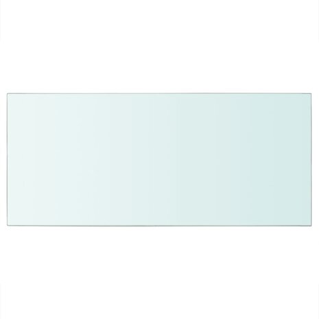 Wandschap transparant 50x25 cm glas 2