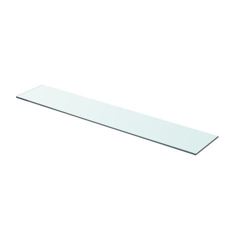Wandschap transparant 80x15 cm glas 1