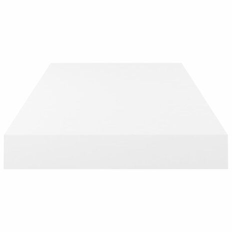 Wandschap zwevend 50x23x3,8 cm MDF hoogglans wit 5