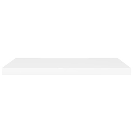 Wandschap zwevend 80x23,5x3,8 cm MDF wit 4