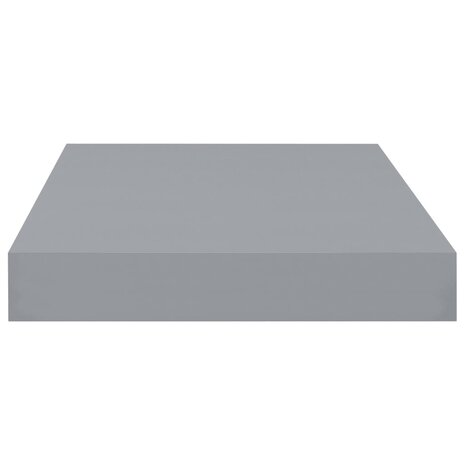 Wandschap zwevend 40x23x3,8 cm MDF grijs 5