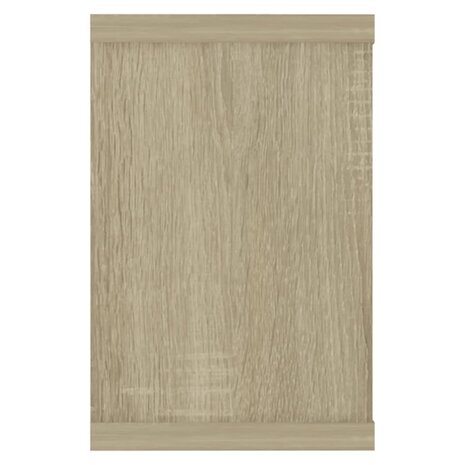 Wandschappen kubus 4 st 60x15x23 cm bewerkt hout sonoma eiken 6