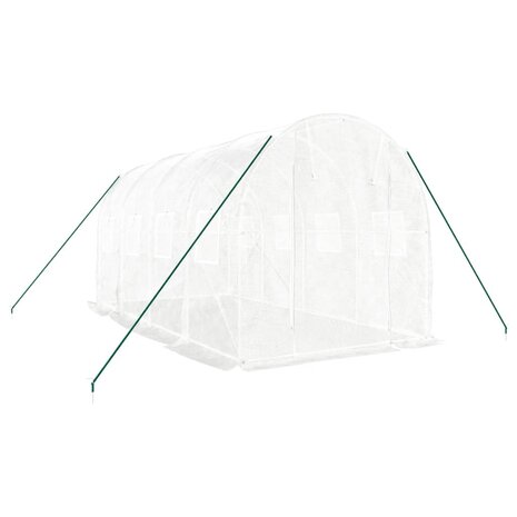 Tuinkas met stalen frame 8 m² 4x2x2 m 3