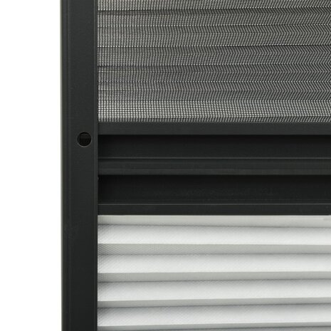Raamhor plissé met verduistering 60x80 cm aluminium 6