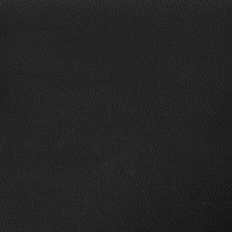 Hoofdbordkussen 120 cm kunstleer zwart 8