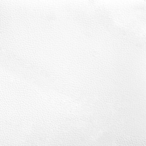 Hoofdbordkussen 120 cm kunstleer wit 8