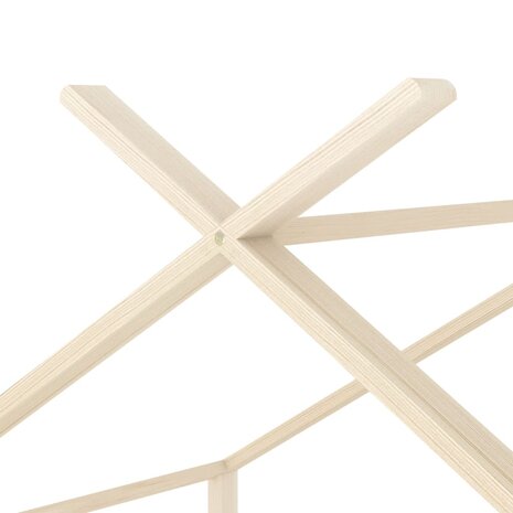 Kinderbedframe massief grenenhout 70x140 cm 8