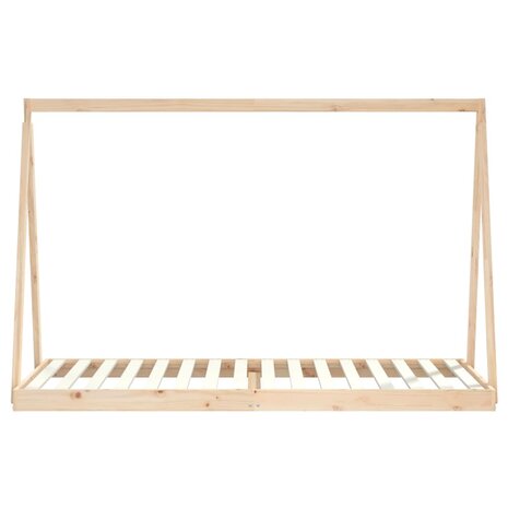 Kinderbedframe 90x200 cm massief grenenhout 4