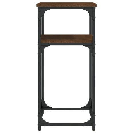 Wandtafel 75x35,5x75 cm bewerkt hout bruin eikenkleur 5