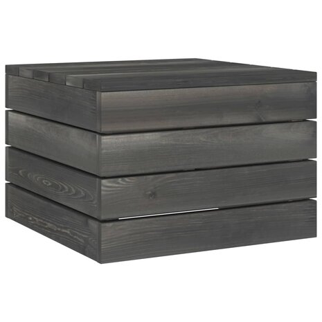 2-delige Loungeset met kussens pallet massief grenenhout 6