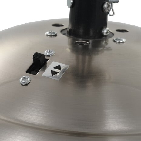 Plafondventilator met lamp 128 cm bruin 10