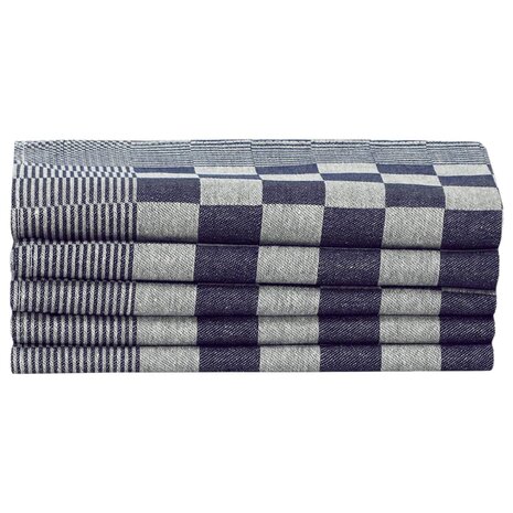 20-delige Keukendoekenset katoen blauw en wit 5