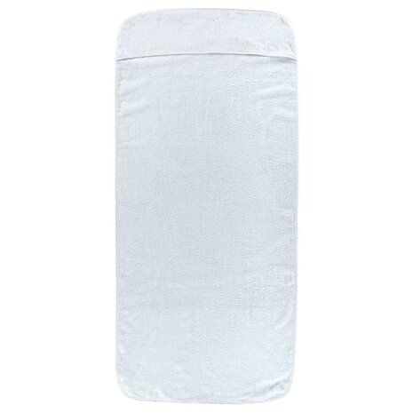 Strandhanddoeken 2 st 400 g/m² 60x135 cm stof wit 4