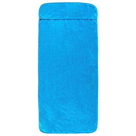 Strandhanddoeken 2 st 400 g/m² 60x135 cm stof turquoise 3