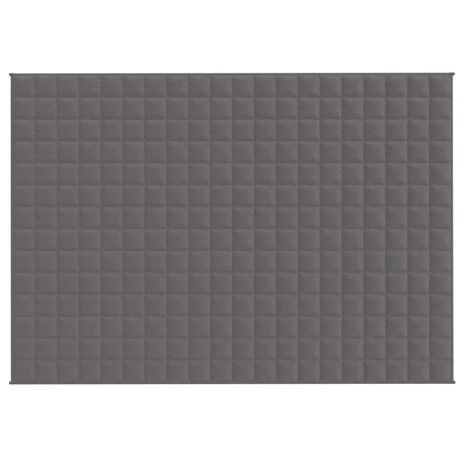 Verzwaringsdeken 140x200 cm 10 kg stof grijs 3