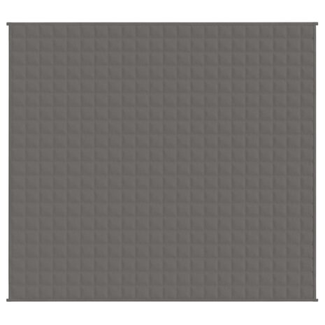 Verzwaringsdeken 200x220 cm 9 kg stof grijs 3